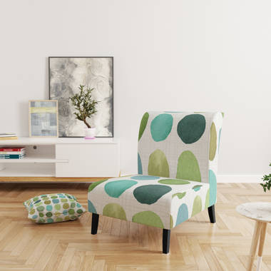 Green discount upholstered chairs